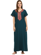 Multi Coloured Embroidered Nightgown
